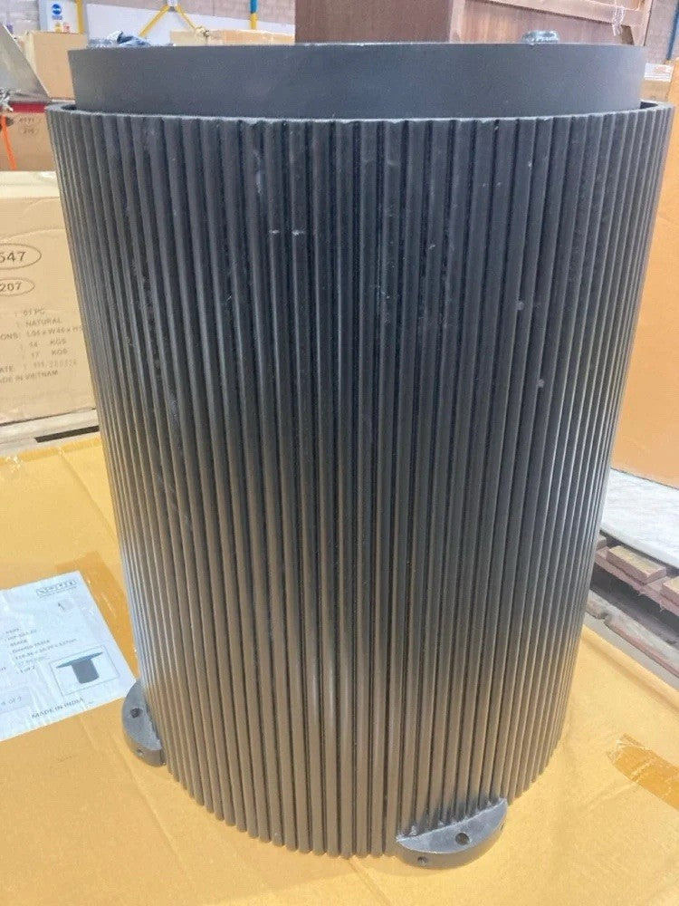 Corndell Lucas Black Round Pedestal Dining Table RRP £679