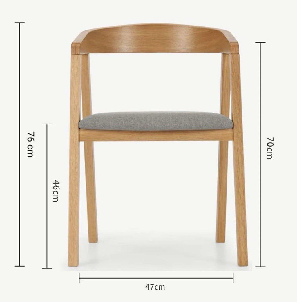 Made.com Solid Wood Placido Carver Dining Chair