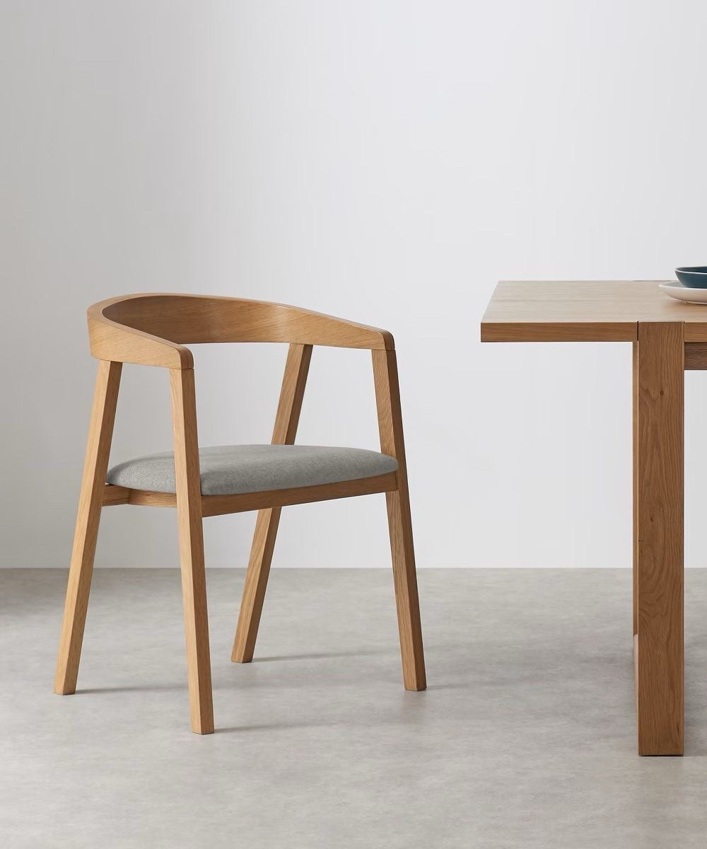 Made.com Solid Wood Placido Carver Dining Chair