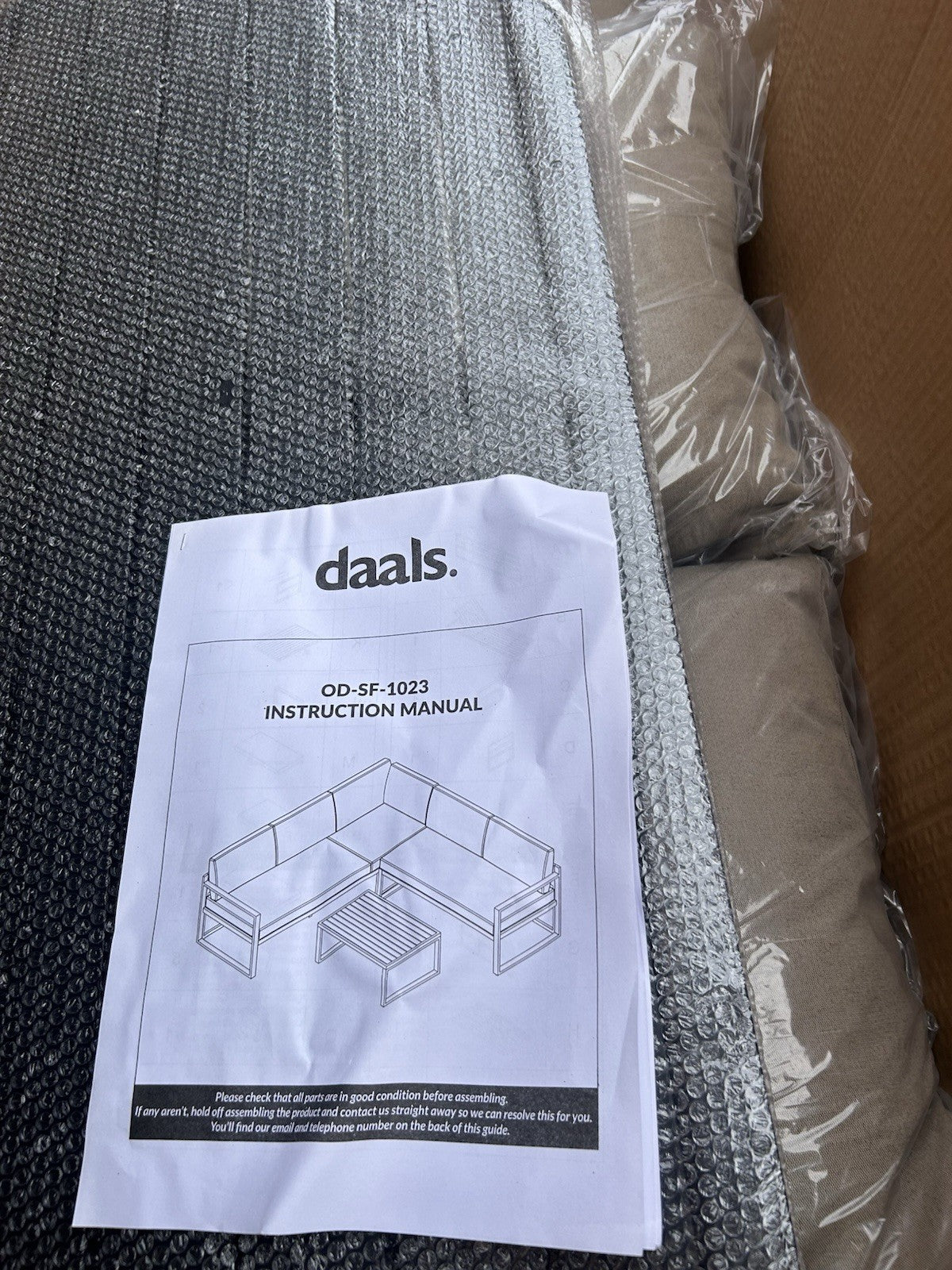 Daals Albany Aluminium Corner Sofa Set