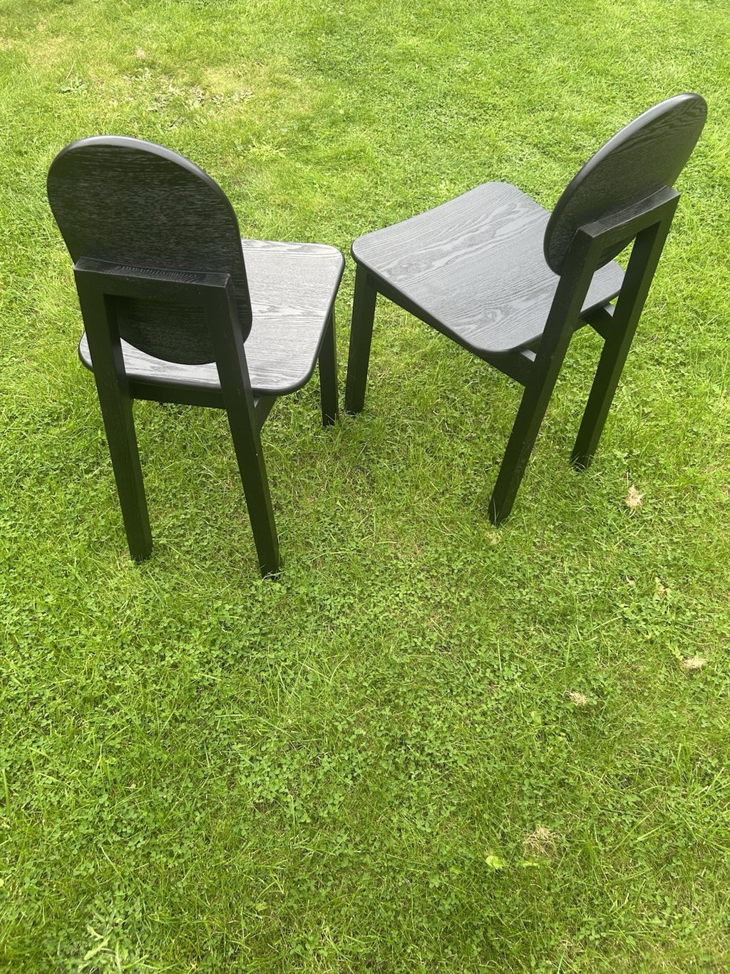 La Redoute Set of 2 Black Tribal Ash Chairs