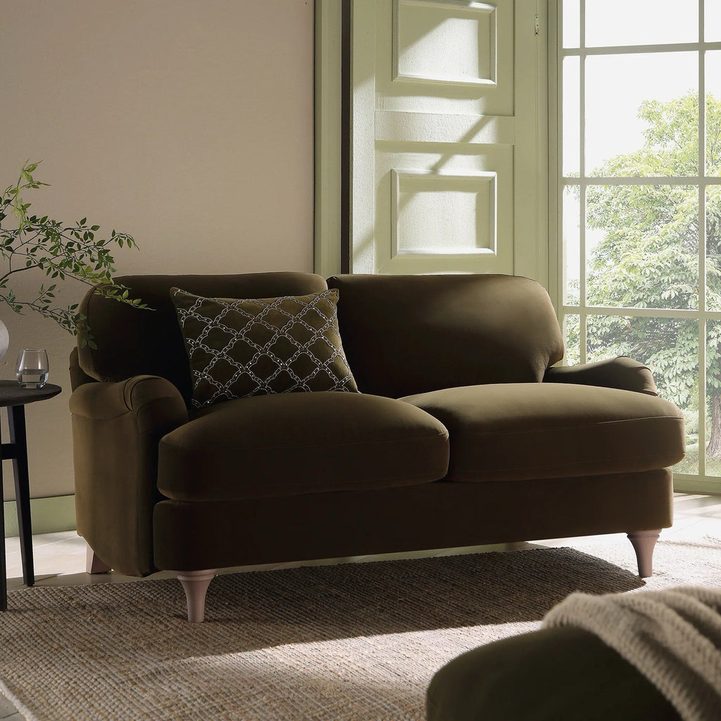 Daals Daphnis Seaweed Velvet Sofa, 2-Seater RRP 559