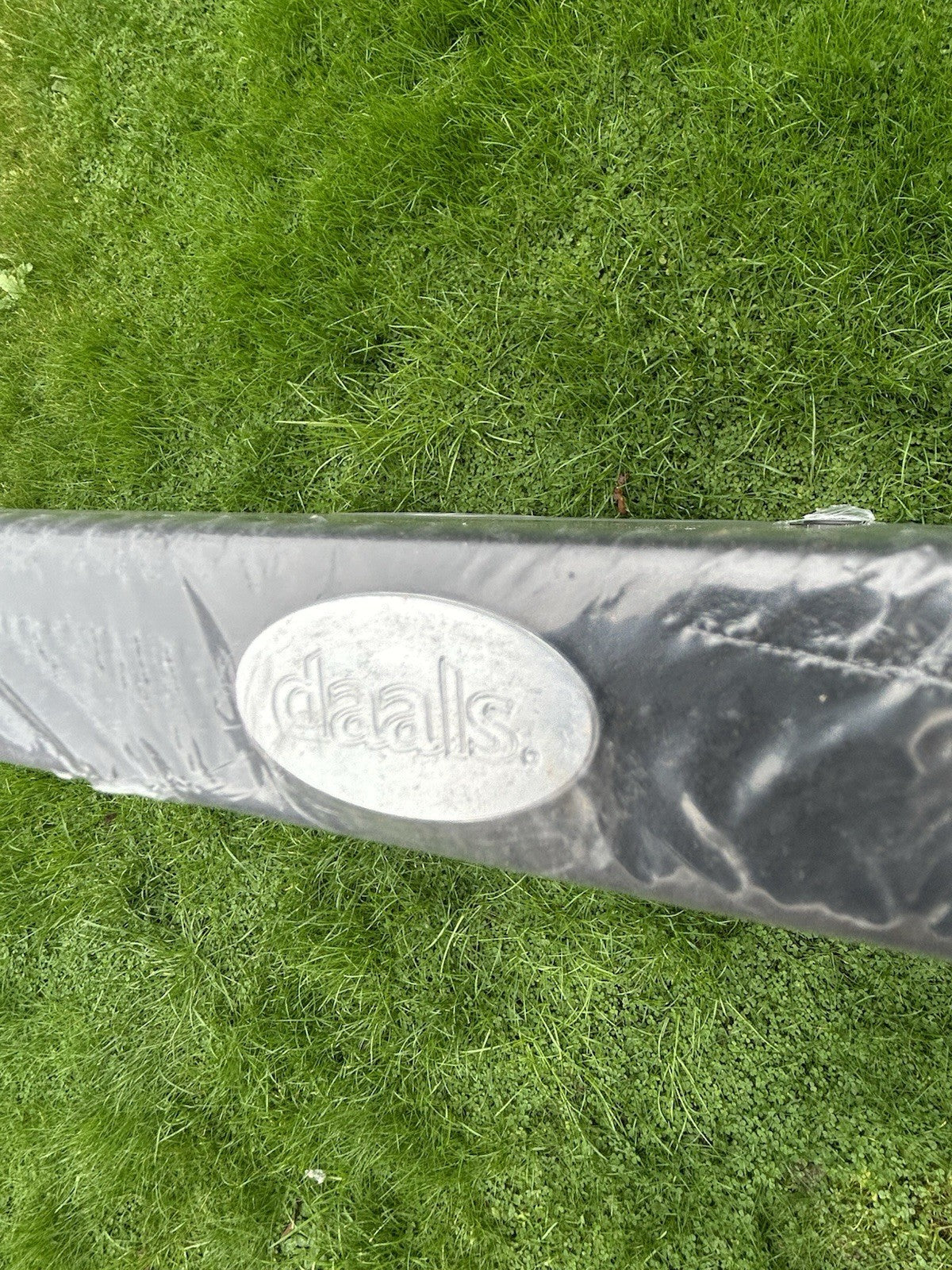 Daals Champneys 6 Seater Outdoor Dining Table With Parasol, Grey