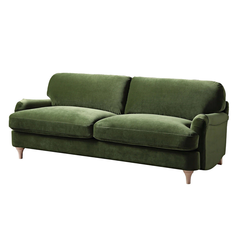 Daals Daphnis Fern Green Velvet Sofa, 3-Seater RRP 699