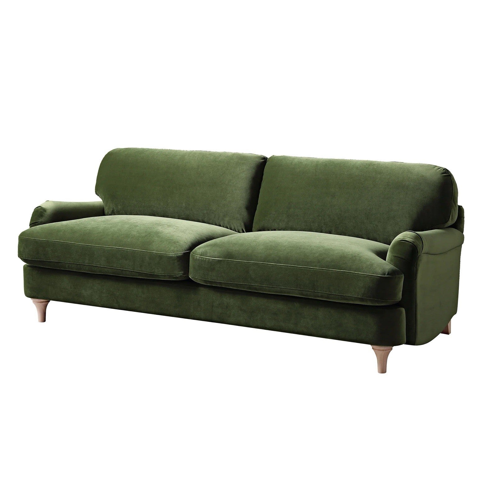 Daals Daphnis Fern Green Velvet Sofa, 3-Seater RRP 699