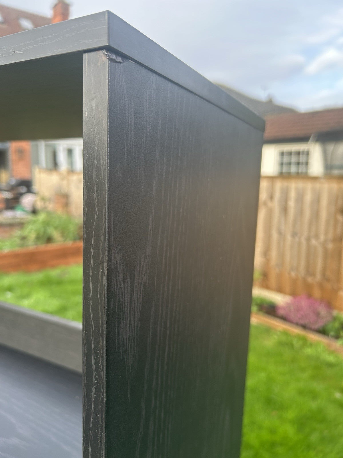 Daals Frances Woven Rattan Bookcase, Black