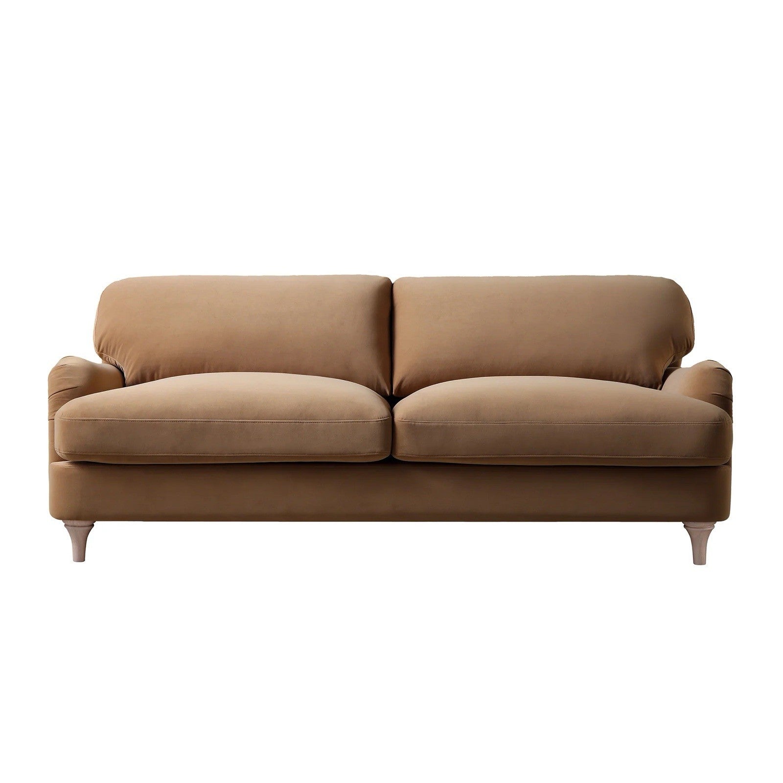 Daals Daphnis Camel Velvet Sofa, 3-Seater RRP 699