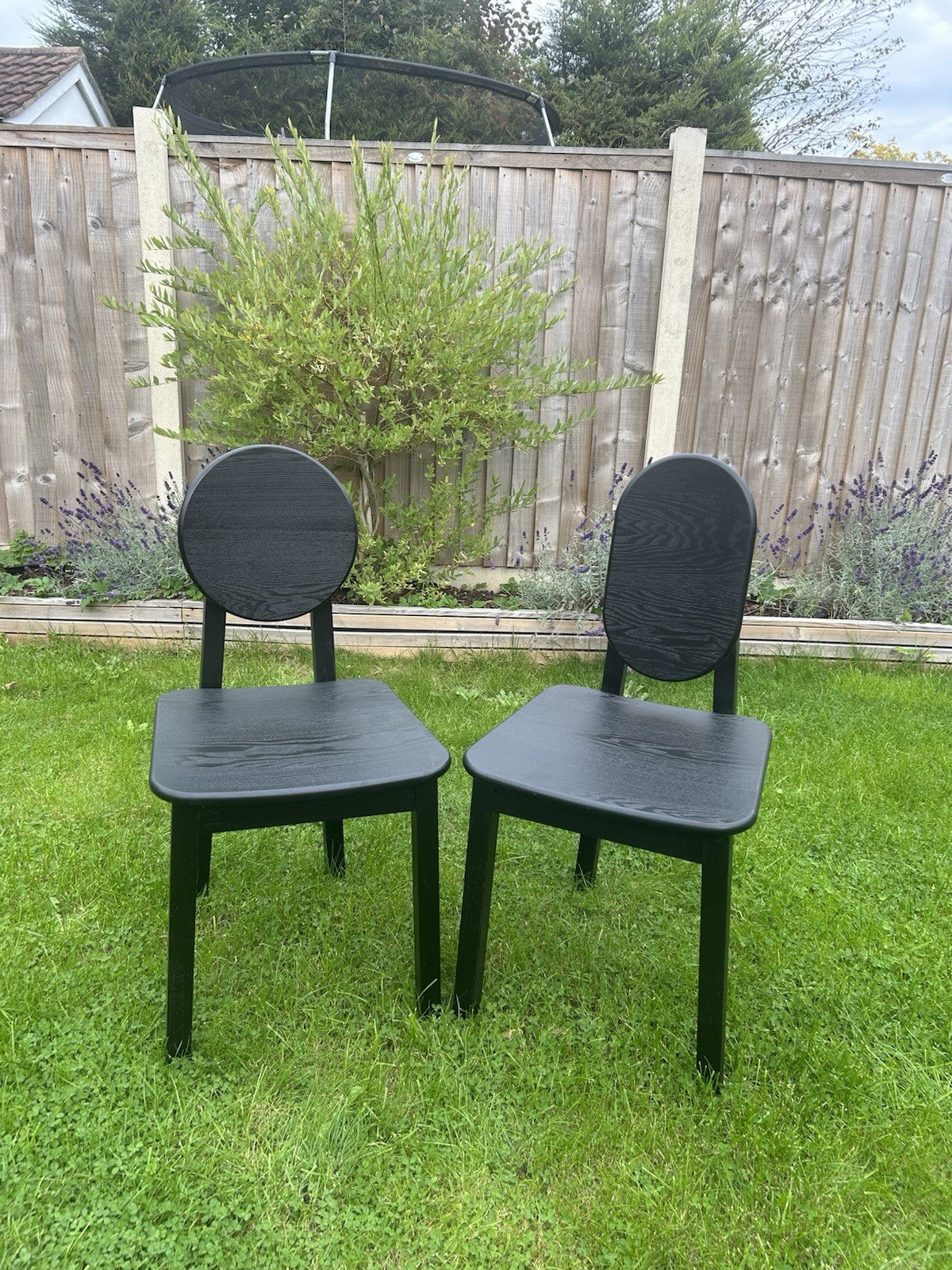 La Redoute Set of 2 Black Tribal Ash Chairs