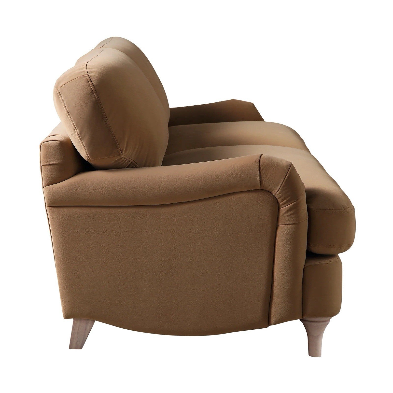 Daals Daphnis Camel Velvet Sofa, 3-Seater RRP 699