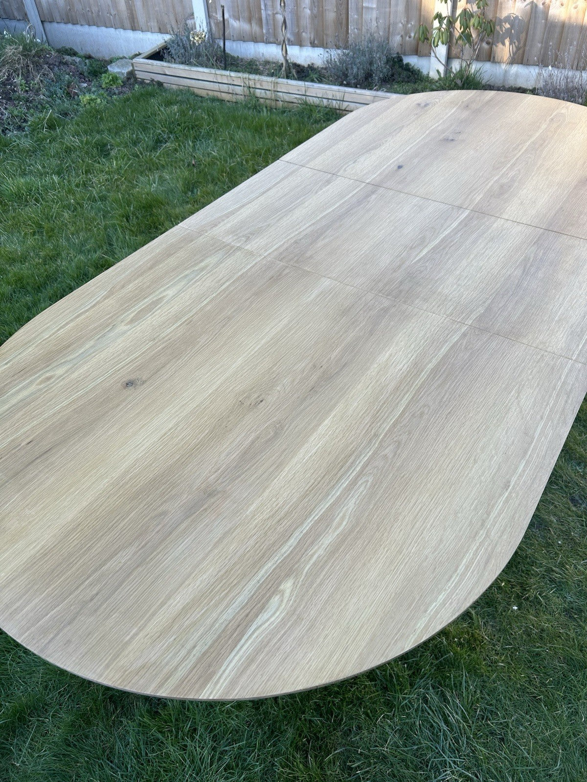 Daals Maru Oval 6-8 Seater Extending Oak Pedestal Dining Table, Oak